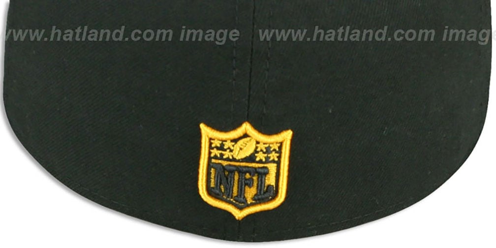 Steelers 'SUPER BOWL IX' Black-Gold Fitted Hat by New Era