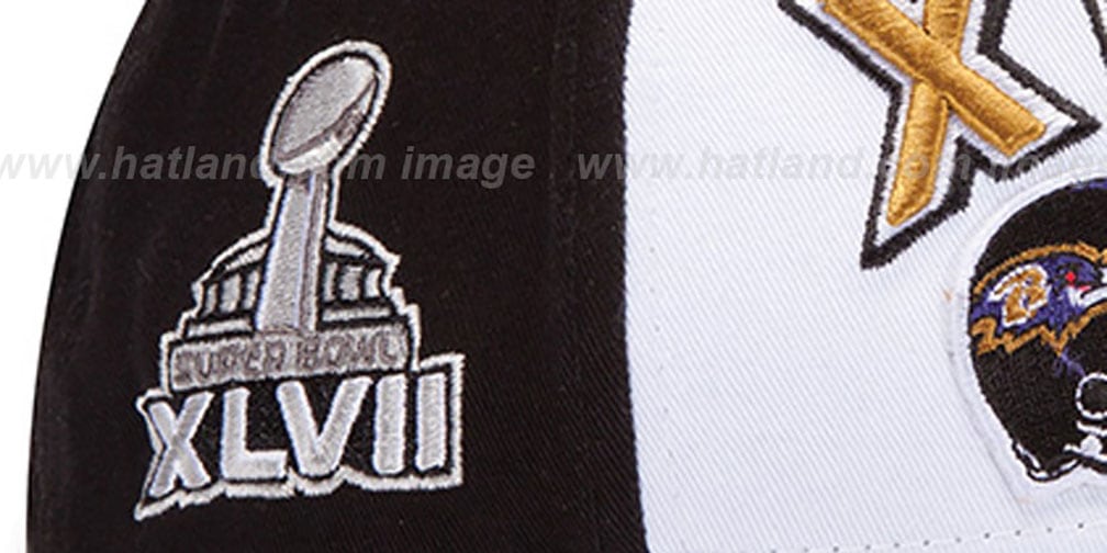 Super Bowl XLVII 'DUELING HELMETS' Strapback Hat by New Era